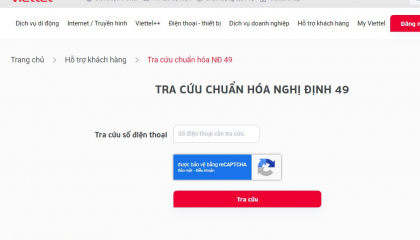 Cách chuẩn hóa thông tin thuê bao Viettel/MobiFone/Vinaphone