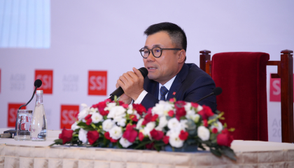 Chủ tịch công ty chứng khoán SSI Nguyễn Duy Hưng: Kế hoạch lợi nhuận 2.540 tỷ đồng, chia cổ tức 10% tiền mặt