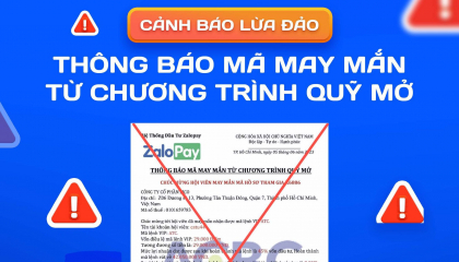 Tinh vi thủ đoạn lừa đảo mới trên ZaloPay