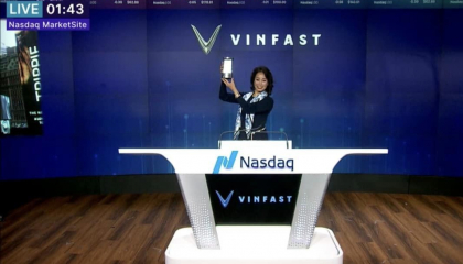VinFast chính thức niêm yết trên sàn chứng khoán Nasdaq của Mỹ, giá trị vốn hoá hơn 23 tỷ USD