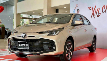 Giá xe Toyota Vios 2023 tháng 9/2023: Ưu đãi hàng trăm triệu đồng kéo doanh số trước Accent, City