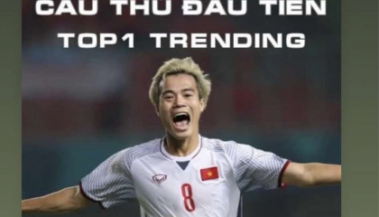 Xuất hiện cầu thủ Việt Nam đầu tiên tốp 1 trending YouTube