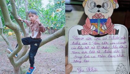 Cậu bé lớp 2 Hà Nội ghi điều ước khiến ai cũng ôm bụng cười: 'Kiếp nạn thứ 82 của ông già Noel'