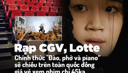 CGV lên tiếng về thông tin 'Đào, phở và piano' chiếu tại CGV, Lotte