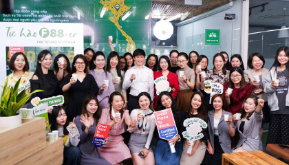 F88 nằm trong top nơi làm việc xuất sắc năm 2024