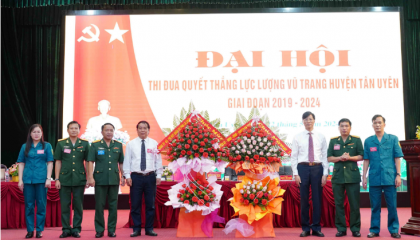 Lai Châu: Phong trào thi đua quyết thắng của LLVT huyện Tân Uyên phát triển toàn diện, đúng hướng