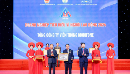 Tổng công ty Viễn thông MobiFone lọt top 67 Doanh nghiệp tiêu biểu vì Người lao động năm 2024