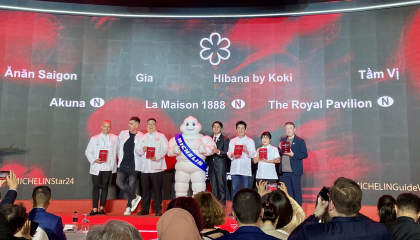 164 nhà hàng được Michelin gọi tên
