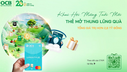 Ưu đãi lớn nhất năm dành cho khách hàng OCB