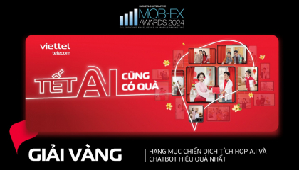 Chiến dịch truyền thông “Tết A.I. cũng có quà” đạt giải Vàng Marketing