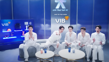 VIB ghi đậm dấu ấn dẫn đầu xu thế thẻ qua Anh Trai “Say Hi”