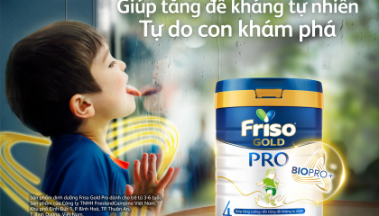 FRISO GOLD PRO nhập khẩu 100% từ Hà Lan đã có mặt tại 16 cửa hàng và kênh online của chuỗi KhangBaby