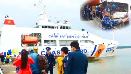 Quảng Ngãi sẵn sàng phương án đưa người dân về Lý Sơn đón Tết cổ truyền khi thời tiết xấu