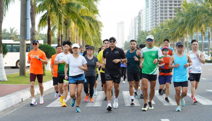 Hơn 7.000 VĐV tham gia tranh tài ở giải Danang International Marathon 2025