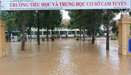 Quảng Trị: Vùng có thời tiết xấu phải dừng tổ chức khai giảng