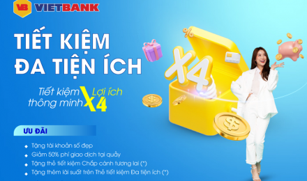 Gửi tiết kiệm nhận tài khoản số đẹp và nhiều ưu đãi tại Vietbank