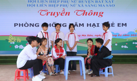 Bát Xát: Truyền thông phòng, chống xâm hại trẻ em