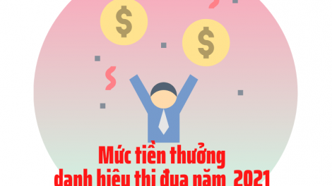 Mức tiền thưởng danh hiệu thi đua năm  2021 với cán bộ, công chức, viên chức, NLĐ