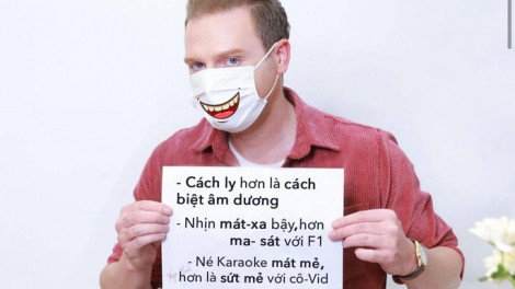 'Trống cơm' phiên bản Anh-Việt chống Corona của Kyo York gây sốt mạng