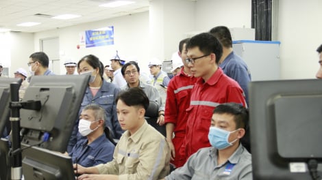 Tổ máy số 1 NMNĐ Thái Bình 2 chạy thử vượt công suất phát tối đa theo thiết kế trong hợp đồng EPC