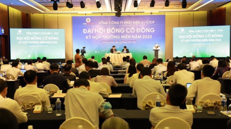 EVNGENCO3: Chốt ngày thanh toán cổ tức 2021 bằng tiền tỷ lệ 13%