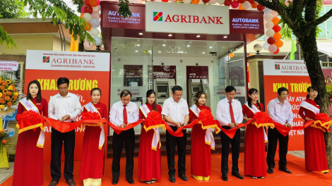 Quảng Nam: Agribank khai trương máy giao dịch tự động AutoBank CDM tại huyện Tiên Phước