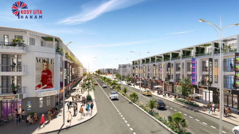 Tính kết nối hoàn hảo gia tăng giá trị shophouse Kosy Lita Ha Nam