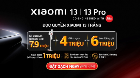 CellphoneS mở đặt hàng Xiaomi 13 series với nhiều quà tặng hấp dẫn