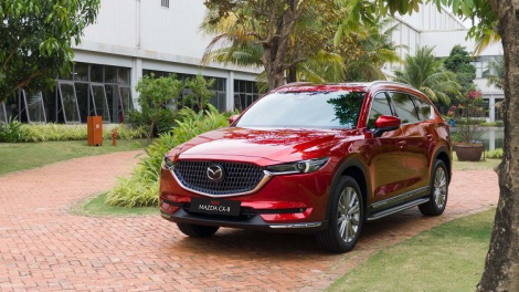 Giá lăn bánh Mazda CX-8 2023 nâng cấp ở Việt Nam