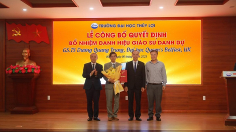 Đại học Thủy Lợi trao danh hiệu Giáo sư danh dự cho 'Kiến trúc sư trưởng' của công nghệ 6G