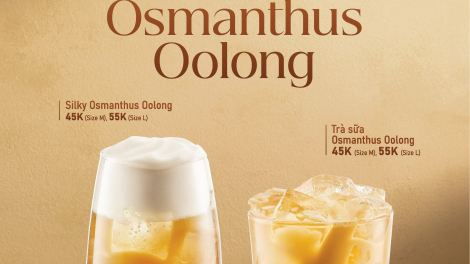 Tuyệt phẩm mùa thu mới từ Phúc Long – Oolong Osmanthus