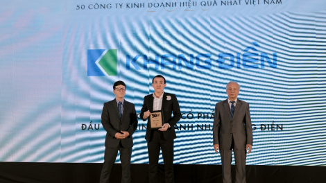 Tập Đoàn Khang Điền (KDH) nhận danh hiệu “TOP 50 Công ty kinh doanh hiệu quả nhất Việt Nam 2023”