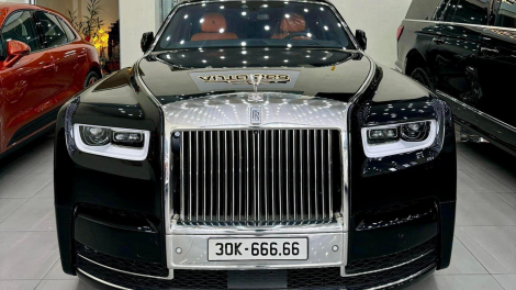 Biển số VIP 30K-666.66 vừa đấu giá gần 20 tỷ đồng được gắn lên xe Roll-Royce Phantom VIII đắt nhất thế giới