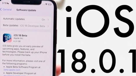 Apple bất ngờ tung ra iOS 18.0.1 cho người dùng iPhone