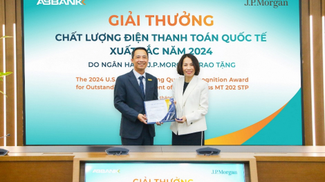 ABBANK được vinh danh ngân hàng có 'Chất lượng điện Thanh toán quốc tế xuất sắc 2024'