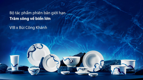 Giải mã bộ tác phẩm “Trăm sông về biển lớn” VIB dành tặng khách hàng tiền gửi