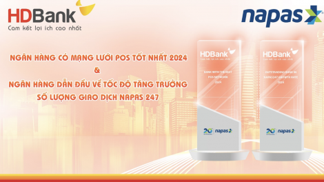 HDBank tỏa sáng tại Hội nghị Thành viên NAPAS 2024 với 02 giải thưởng danh giá
