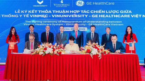 Vinmec - VinUni - GE HealthCare hợp tác đào tạo thực hành y khoa chuẩn quốc tế