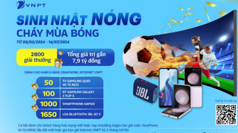 VNPT: Chào hè bùng nổ với kho quà gần 7,9 tỷ đồng