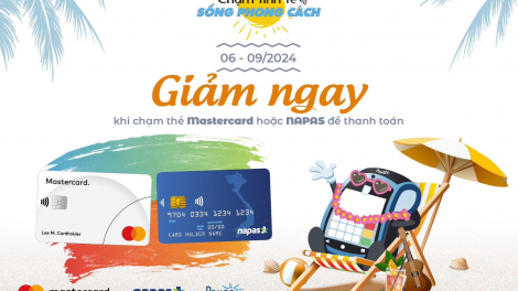 Napas và Mastercard triển khai chiến dịch khuyến mại toàn quốc, đẩy mạnh thanh toán không tiếp xúc