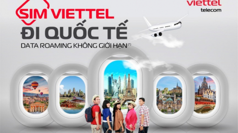 Viettel cung cấp thêm 4 gói cước data Roaming không giới hạn tại nhiều quốc gia lớn