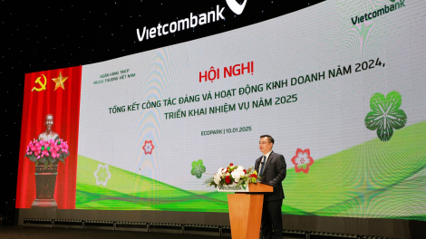 Vietcombank báo lãi cao nhất ngành ngân hàng trong năm 2024