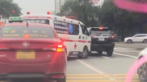 Cảnh sát giao thông nói về việc xử lý lái xe Toyota Fortuner không chịu nhường đường xe cứu thương