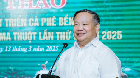 Phó Chủ tịch BCH Hội NDVN Đinh Khắc Đính: Liên kết sản xuất giúp nâng tầm cà phê Đắk Lắk