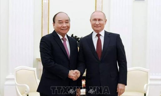 Chủ tịch nước gặp Tổng thống Nga: Nhất trí mở rộng hoạt động doanh nghiệp dầu khí Nga tại thềm lục địa Việt Nam
