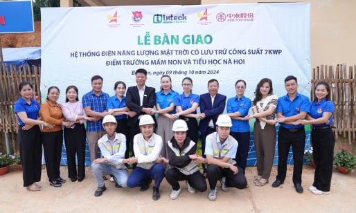 Intech Energy bàn giao hệ thống điện mặt trời 7kWp cho hai điểm trường