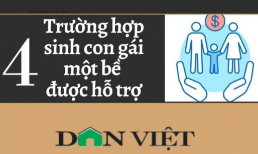 4 trường hợp sinh con gái một bề được hỗ trợ