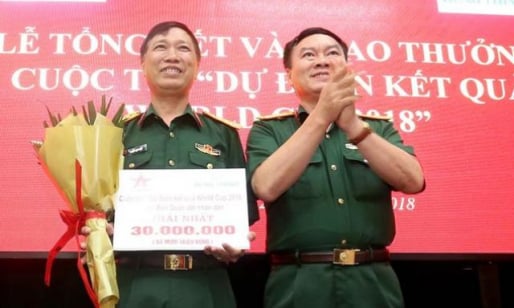 Báo Quân đội Nhân dân trao 30 triệu đồng cho siêu dự đoán World Cup