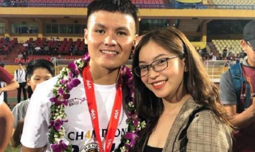 Fan hâm mộ nuối tiếc cho chuyện tình ngọt ngào của Quang Hải và hot girl Nhật Lê