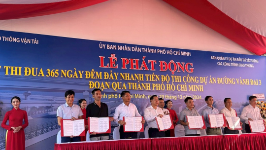 TP.HCM phát động đẩy nhanh tiến độ thi công dự án đường Vành đai 3